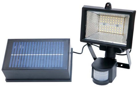 Detector-54 Solar Security Light With Motion Sensor - Click Image to Close